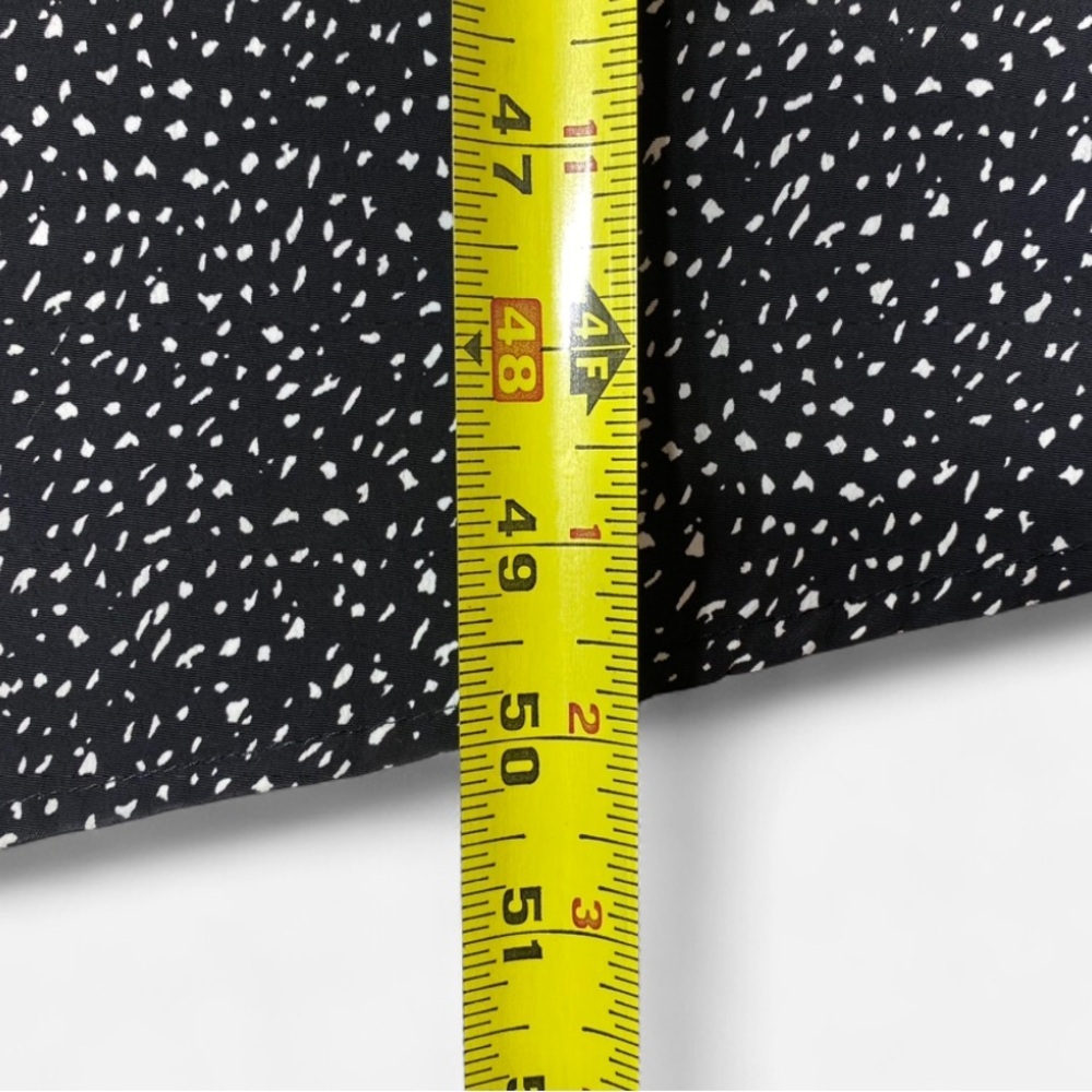Melloday Black White Pebble Polka Dot Maxi Dress XS Cottagecore Boho - Picture 11 of 12